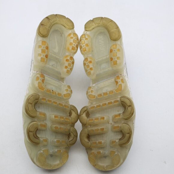 Nike Air VaporMax Flyknit 2 Men's Size 11 White Athletic Running Shoes Sneakers - Picture 7 of 10